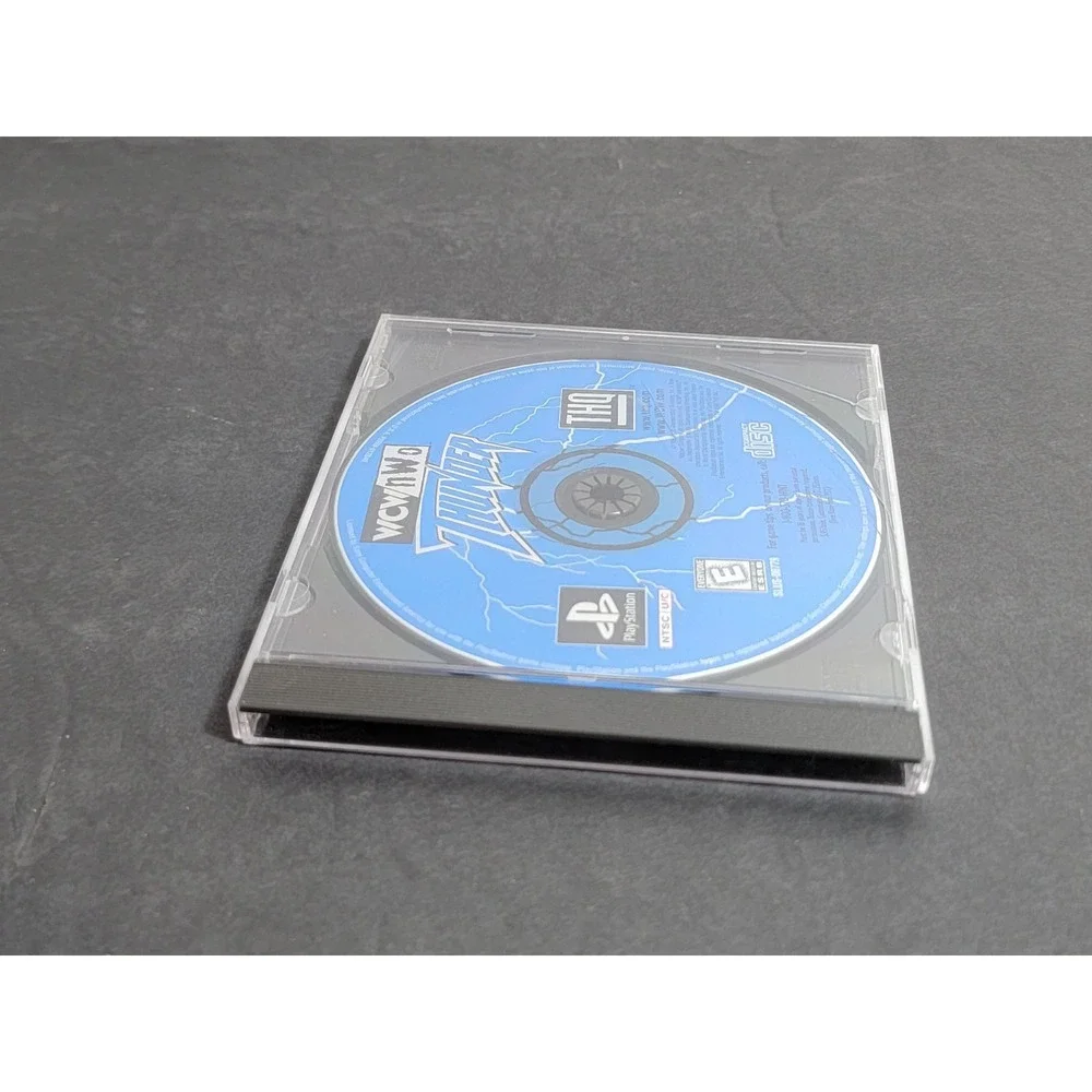 WCW nWo Thunder Sony PlayStation 1 PS1 1998 Wrestling Fighting Game Disc Only